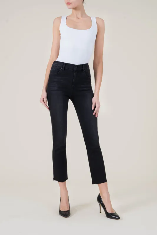 Classic 5pkt High Rise Straight Crop sold by Level 99