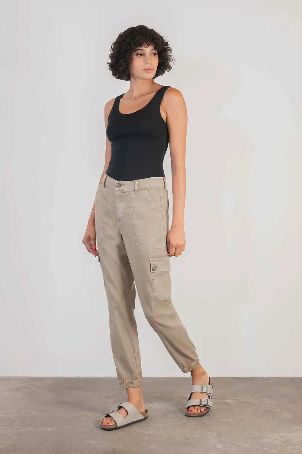 Sadie Linen Cargo Pants sold by Level 99 product image thumbnail 3