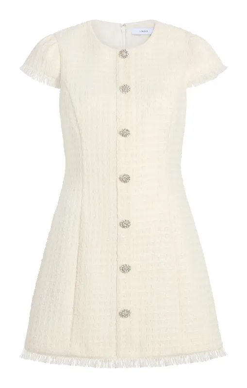 Collarless Riello Dress made by Likely