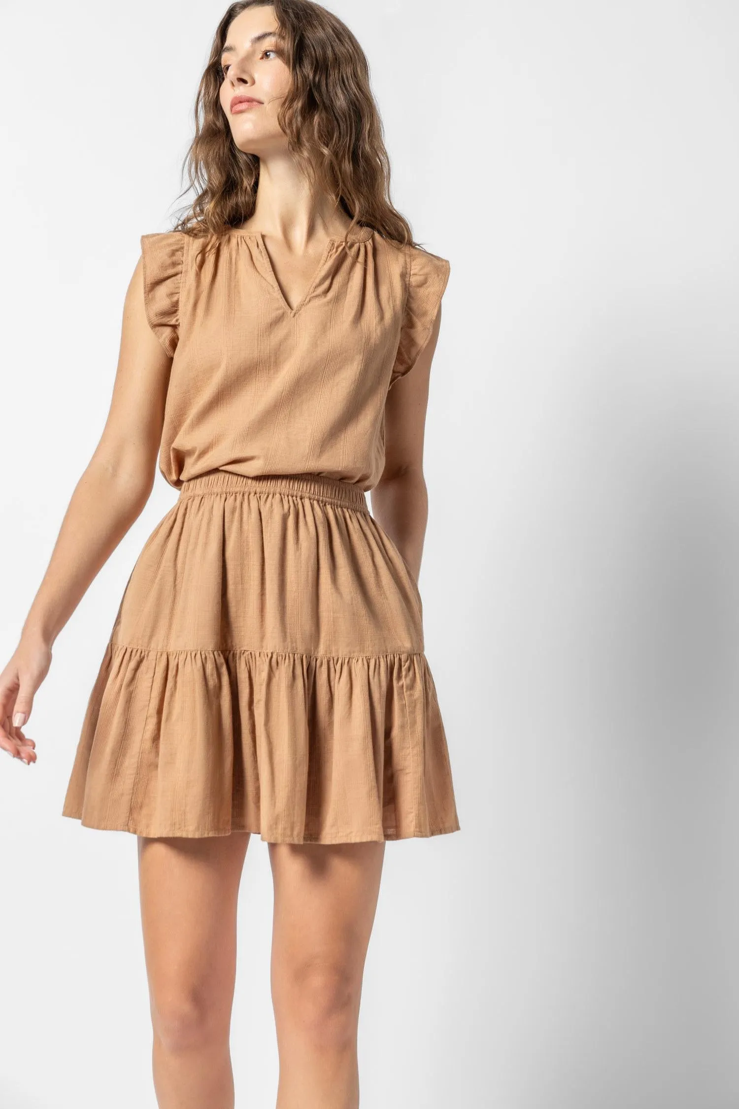 Tiered Short Skirt sold by Lilla P product image thumbnail 3