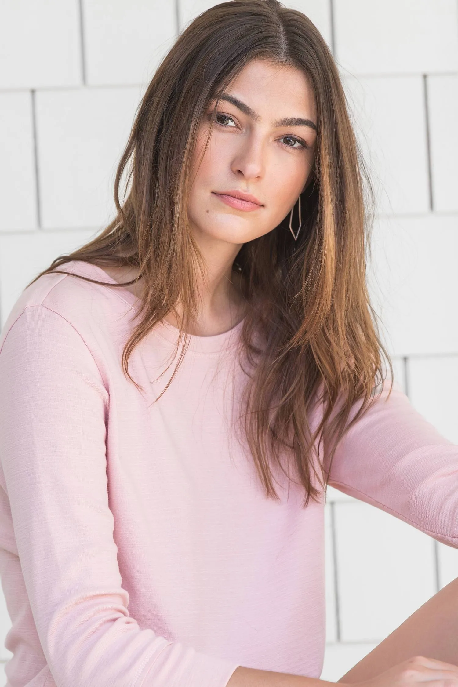 3/4 Sleeve Jewel Neck sold by Lilla P product image thumbnail 4