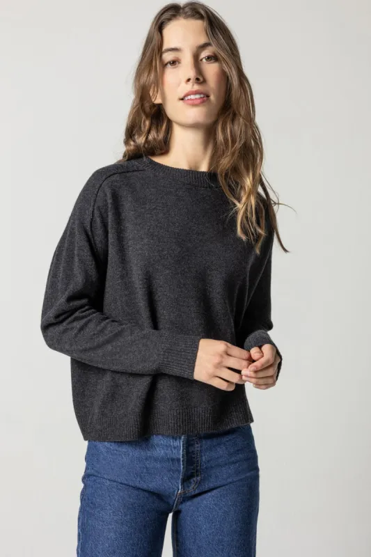 Oversized Saddle Sleeve Sweater sold by Lilla P