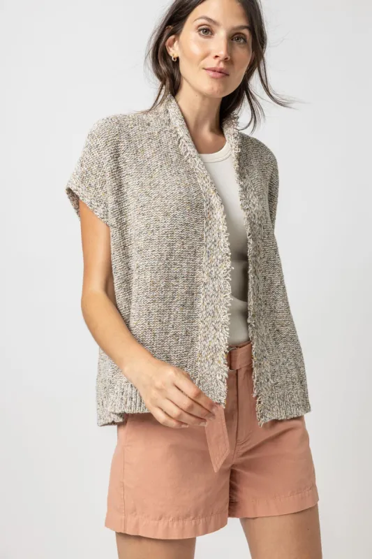 Fringed Open Cardigan sold by Lilla P
