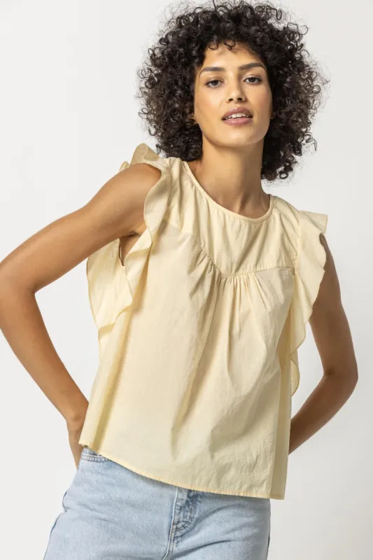 Sleeveless Ruffle Top sold by Lilla P