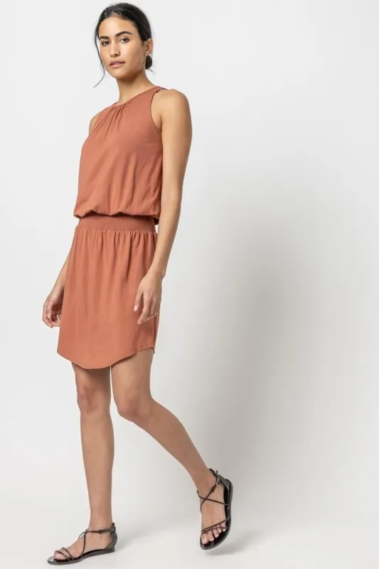 Smocked Crewneck Dress sold by Lilla P