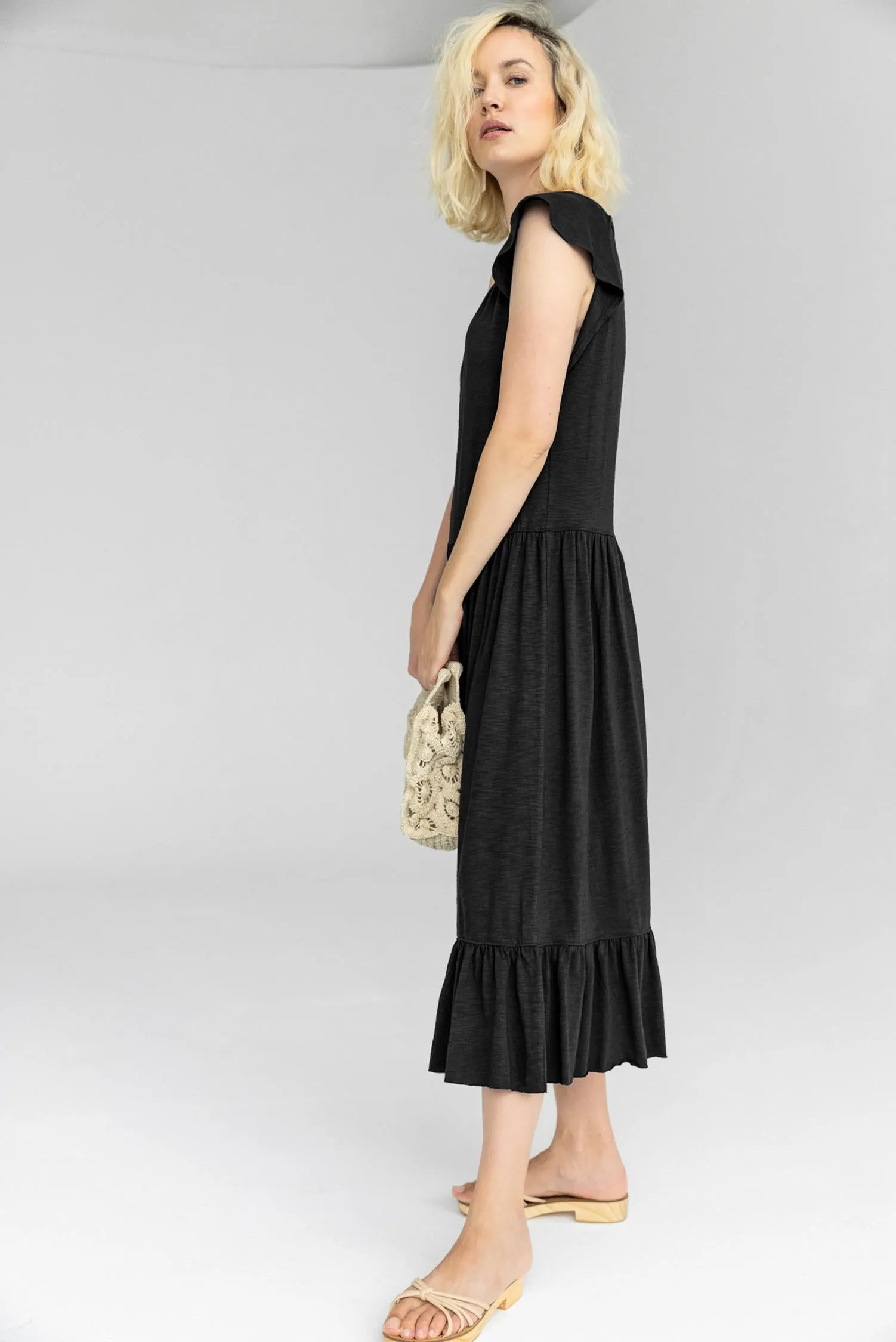 Midi Tiered Dress sold by Lilla P product image thumbnail 3