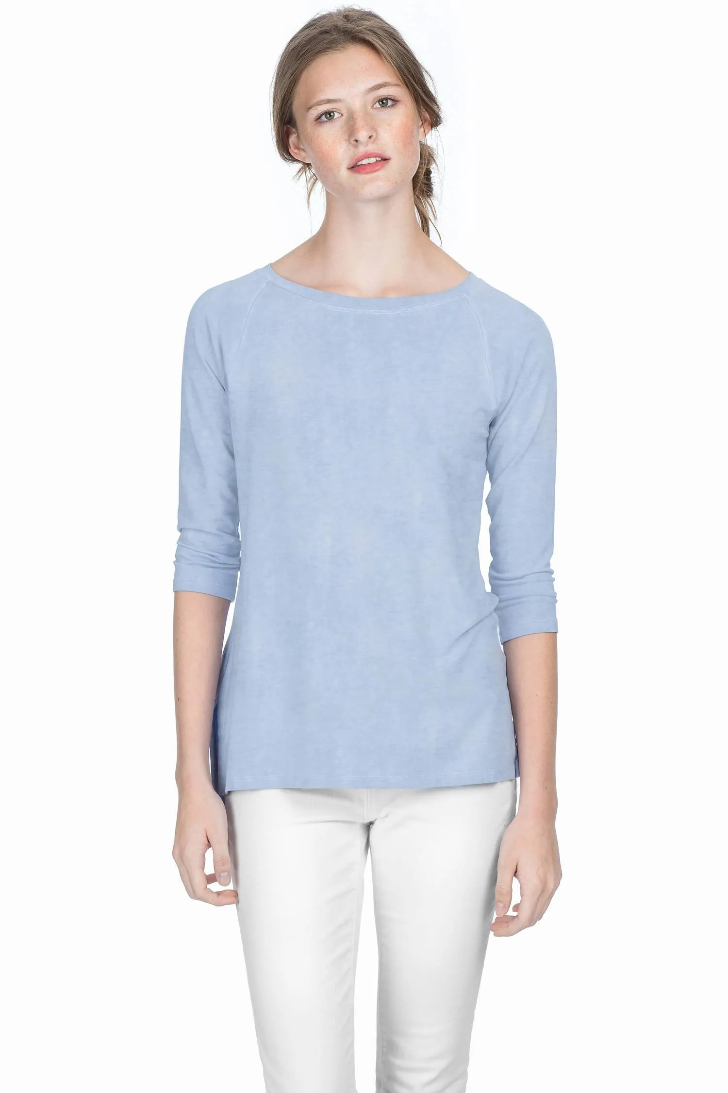 3/4 Sleeve Boatneck sold by Lilla P product image thumbnail 2