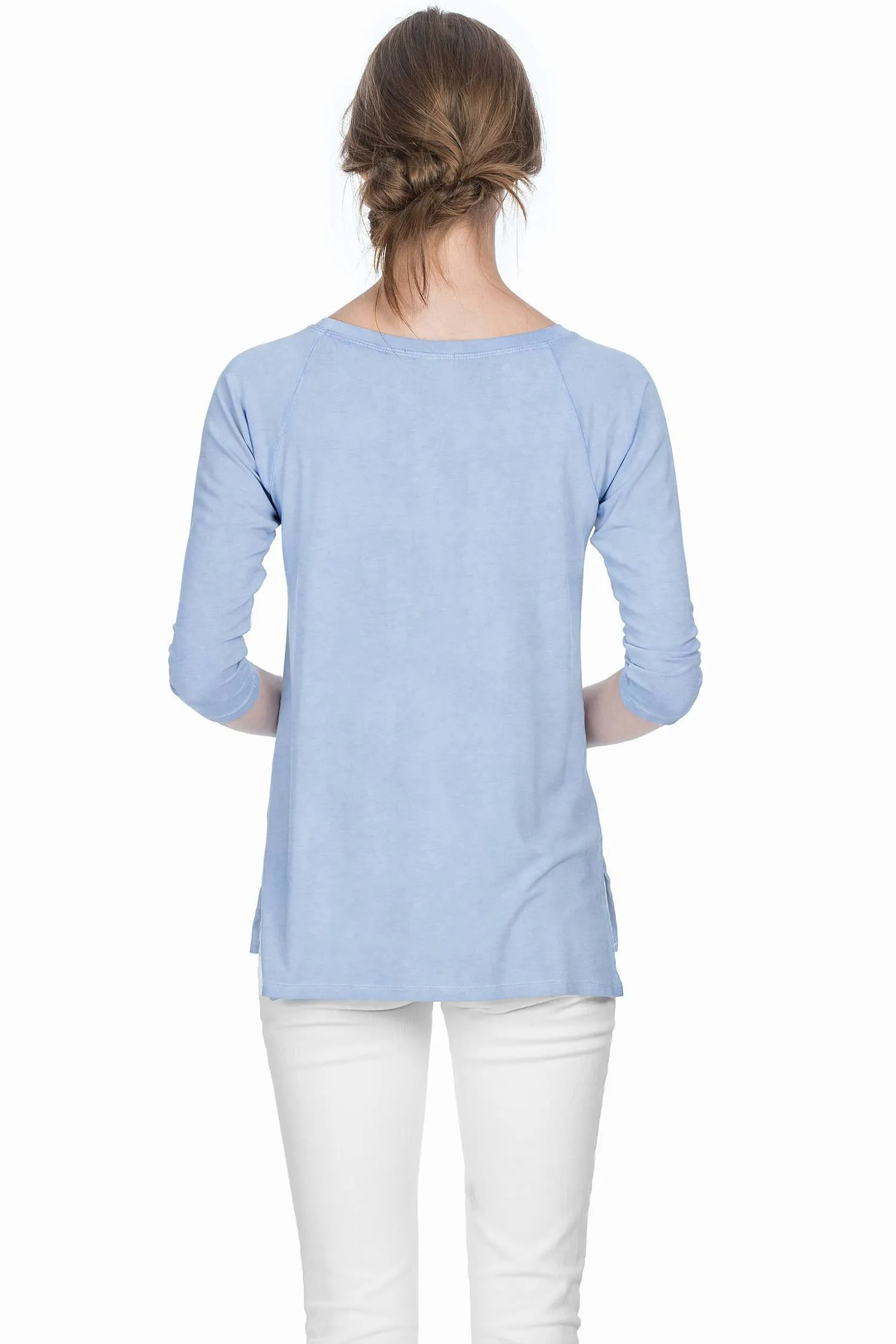 3/4 Sleeve Boatneck sold by Lilla P product image thumbnail 3