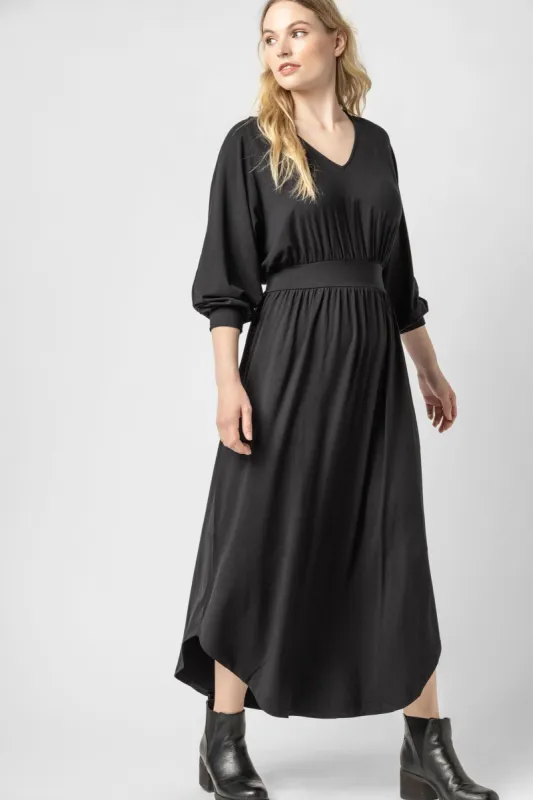 Full Sleeve V-Neck Maxi Dress sold by Lilla P