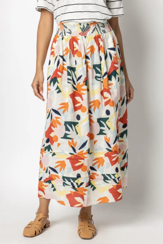 Smocked Waist Maxi Skirt sold by Lilla P