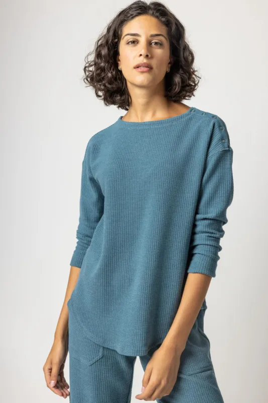3/4 Sleeve Boatneck sold by Lilla P