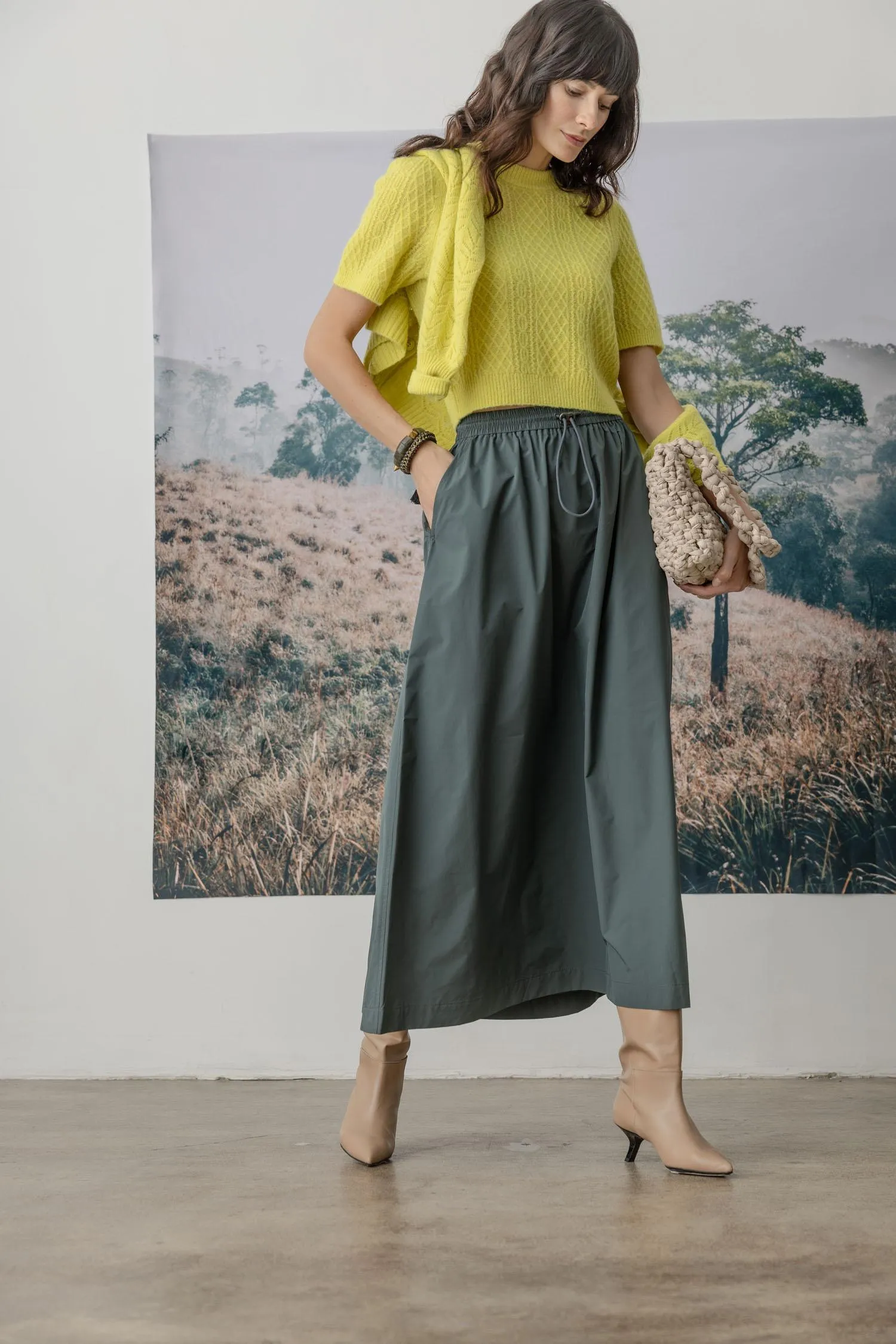 Nylon Maxi Skirt sold by Lilla P product image thumbnail 4