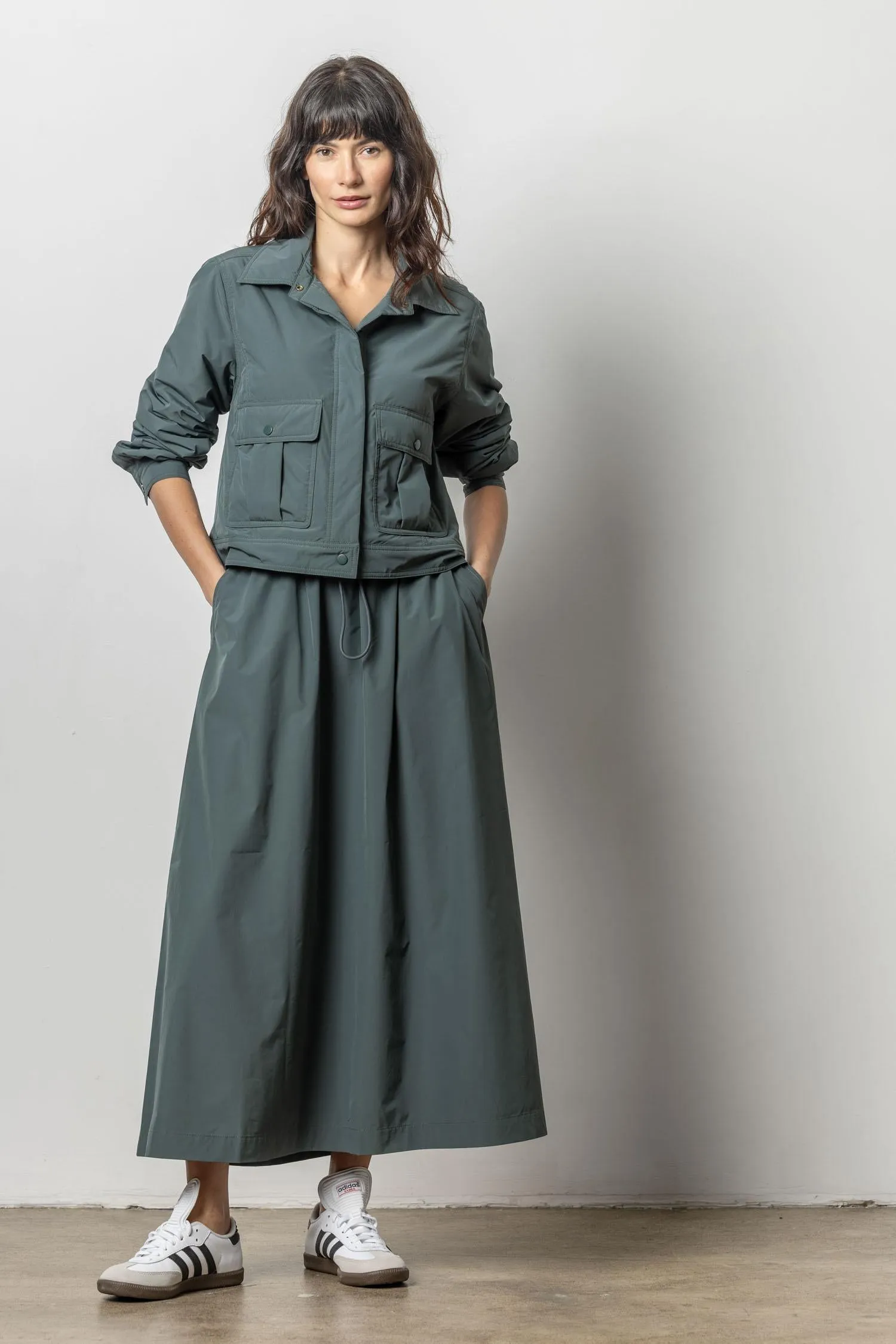 Nylon Maxi Skirt sold by Lilla P product image thumbnail 3