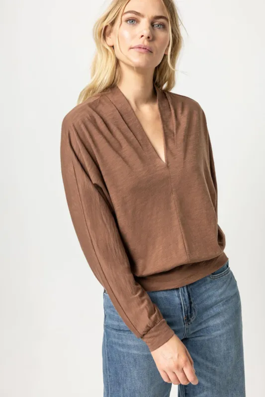 Full Sleeve Split Neck Dolman made by Lilla P