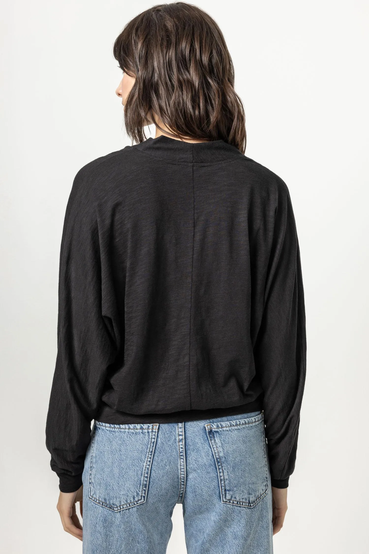 Full Sleeve Split Neck Dolman sold by Lilla P product image thumbnail 4