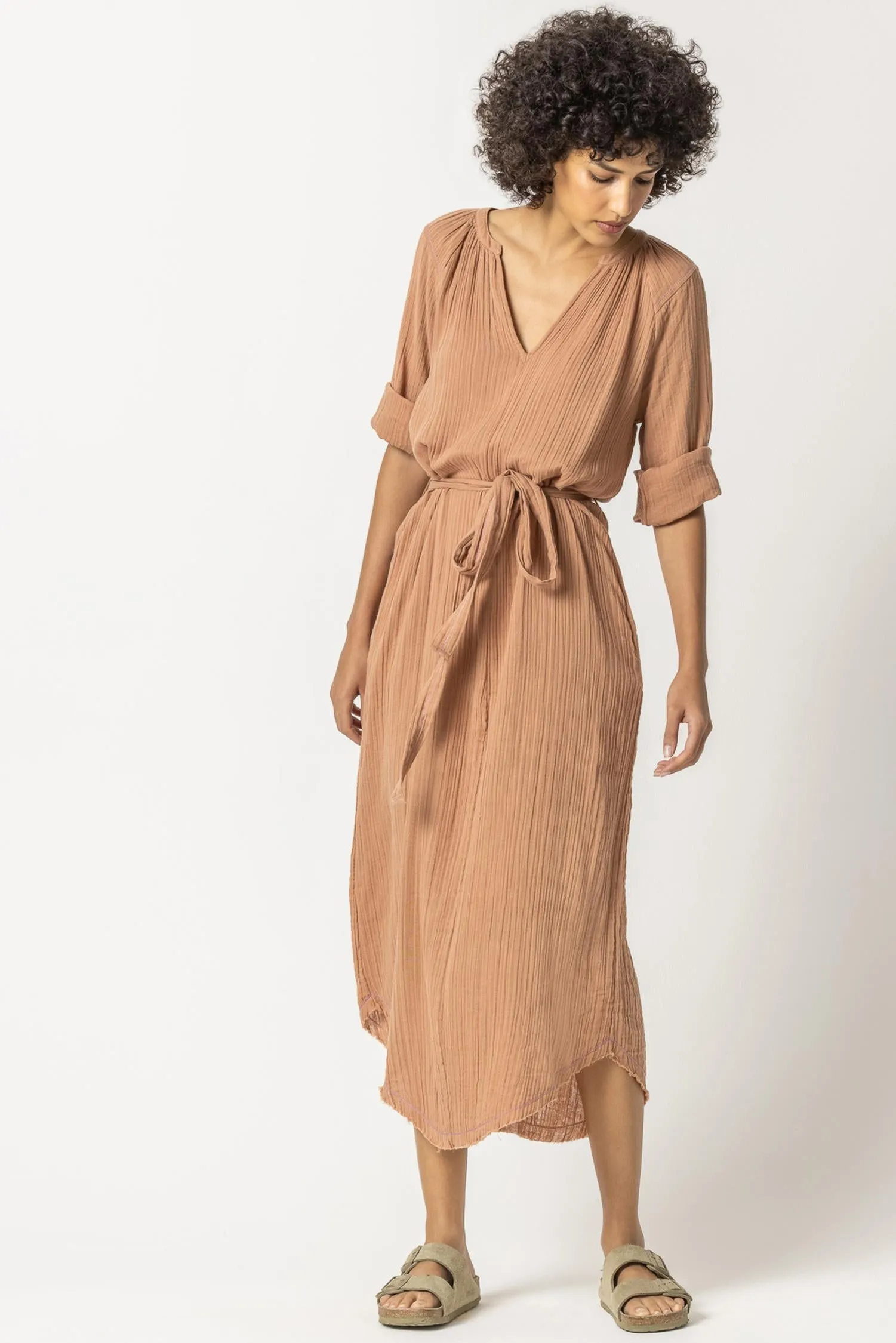 Split Neck Dress sold by Lilla P product image thumbnail 3