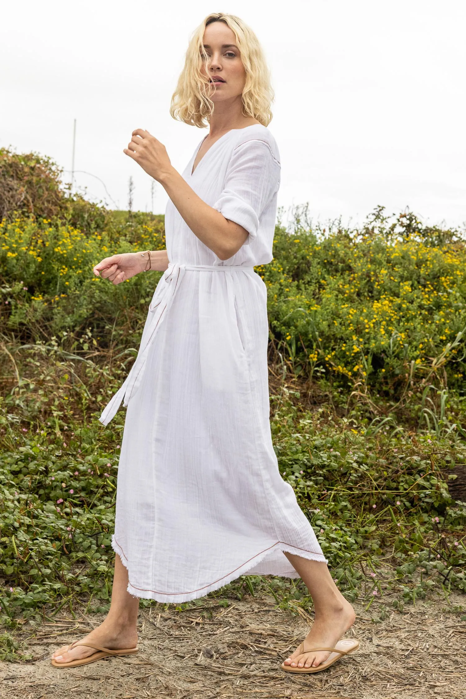 Split Neck Dress sold by Lilla P product image thumbnail 5