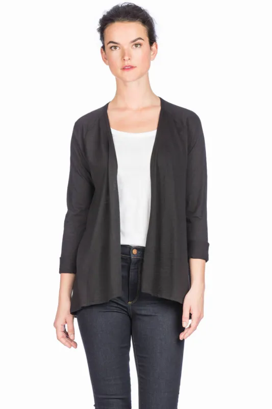 3/4 Sleeve Cardigan sold by Lilla P