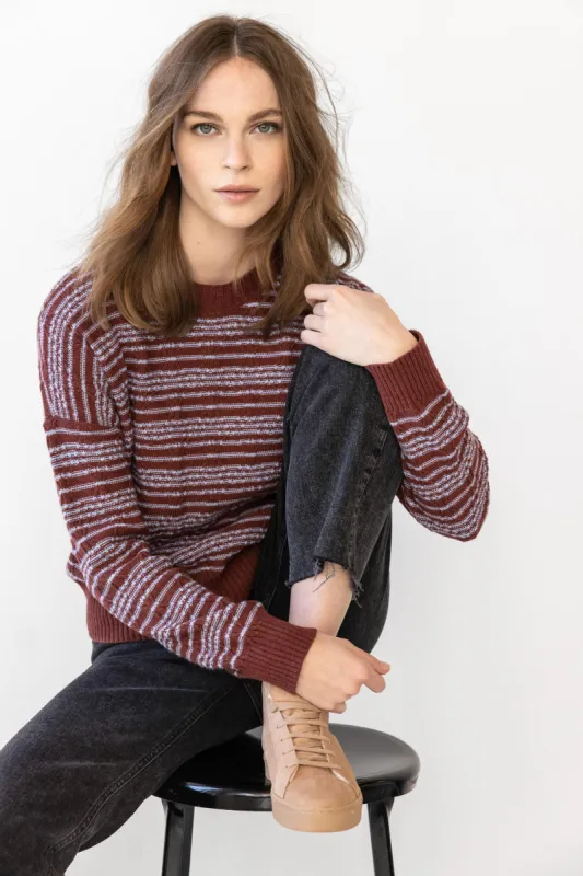 Striped Crewneck Sweater sold by Lilla P