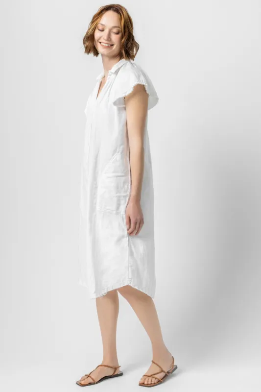 Short Sleeve Maxi Buttondown Dress sold by Lilla P