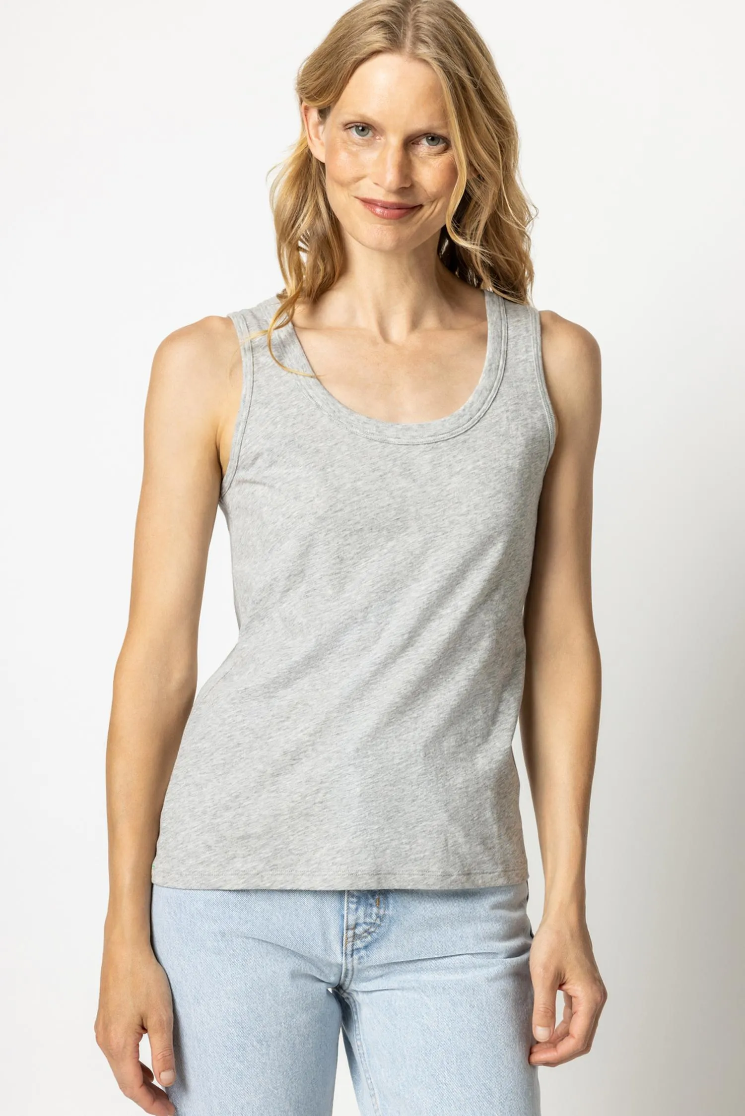 Scoop Neck Tank sold by Lilla P product image thumbnail 3