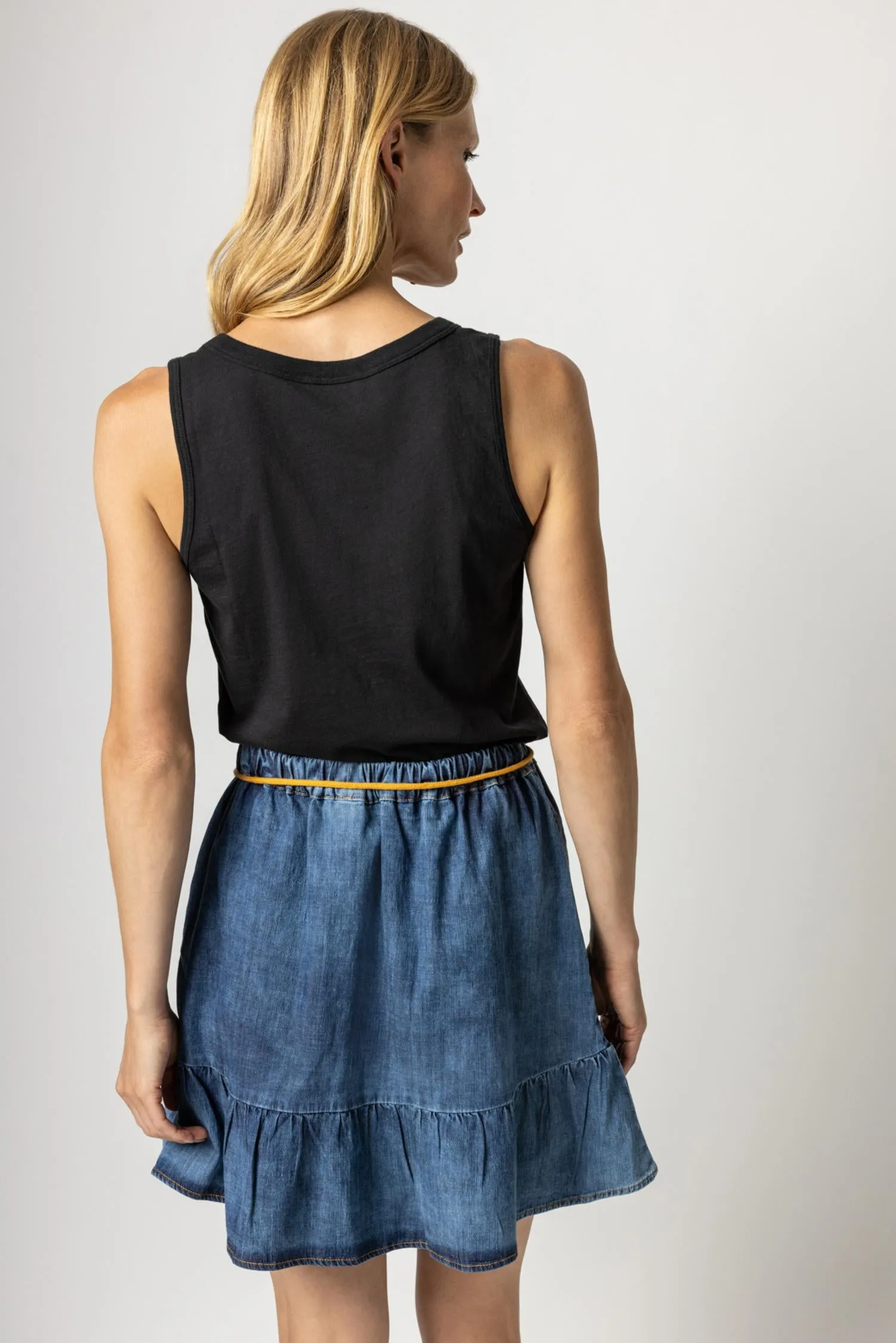 Scoop Neck Tank sold by Lilla P product image thumbnail 5