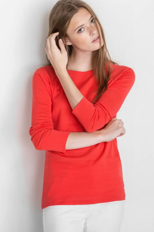 3/4 Sleeve Boatneck sold by Lilla P