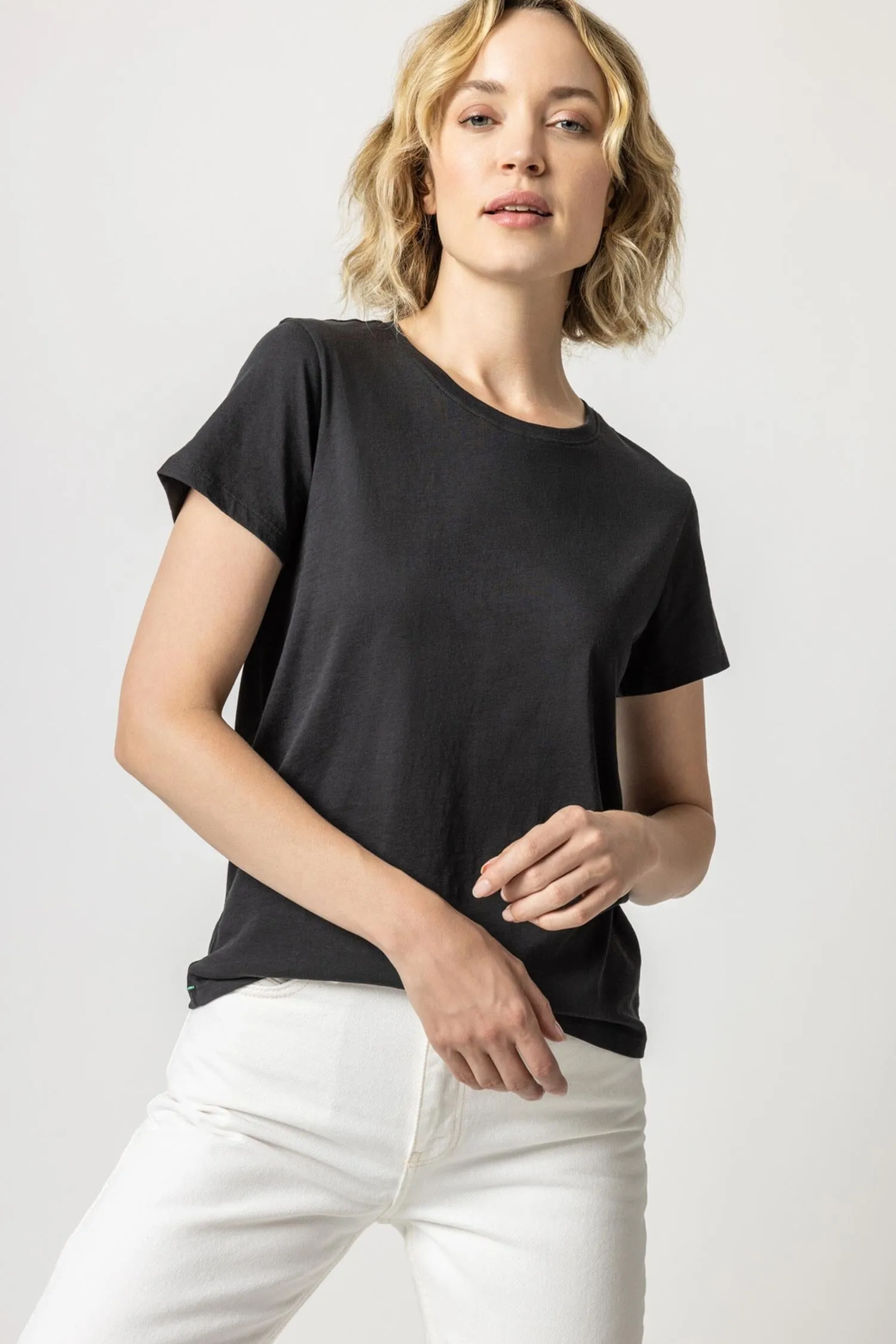 Short Sleeve Crewneck sold by Lilla P product image thumbnail 3