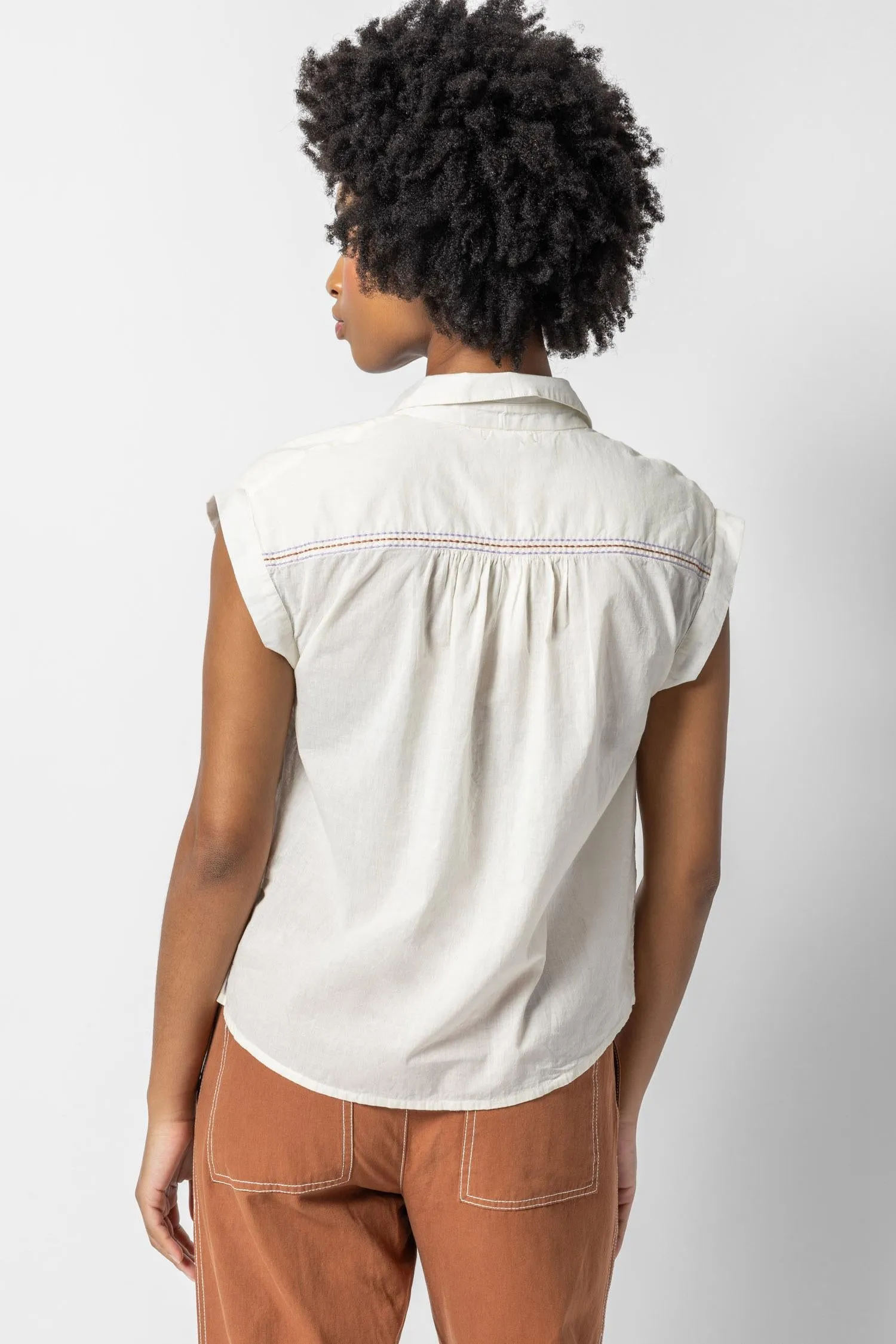 Easy Yoke Blouse sold by Lilla P product image thumbnail 5