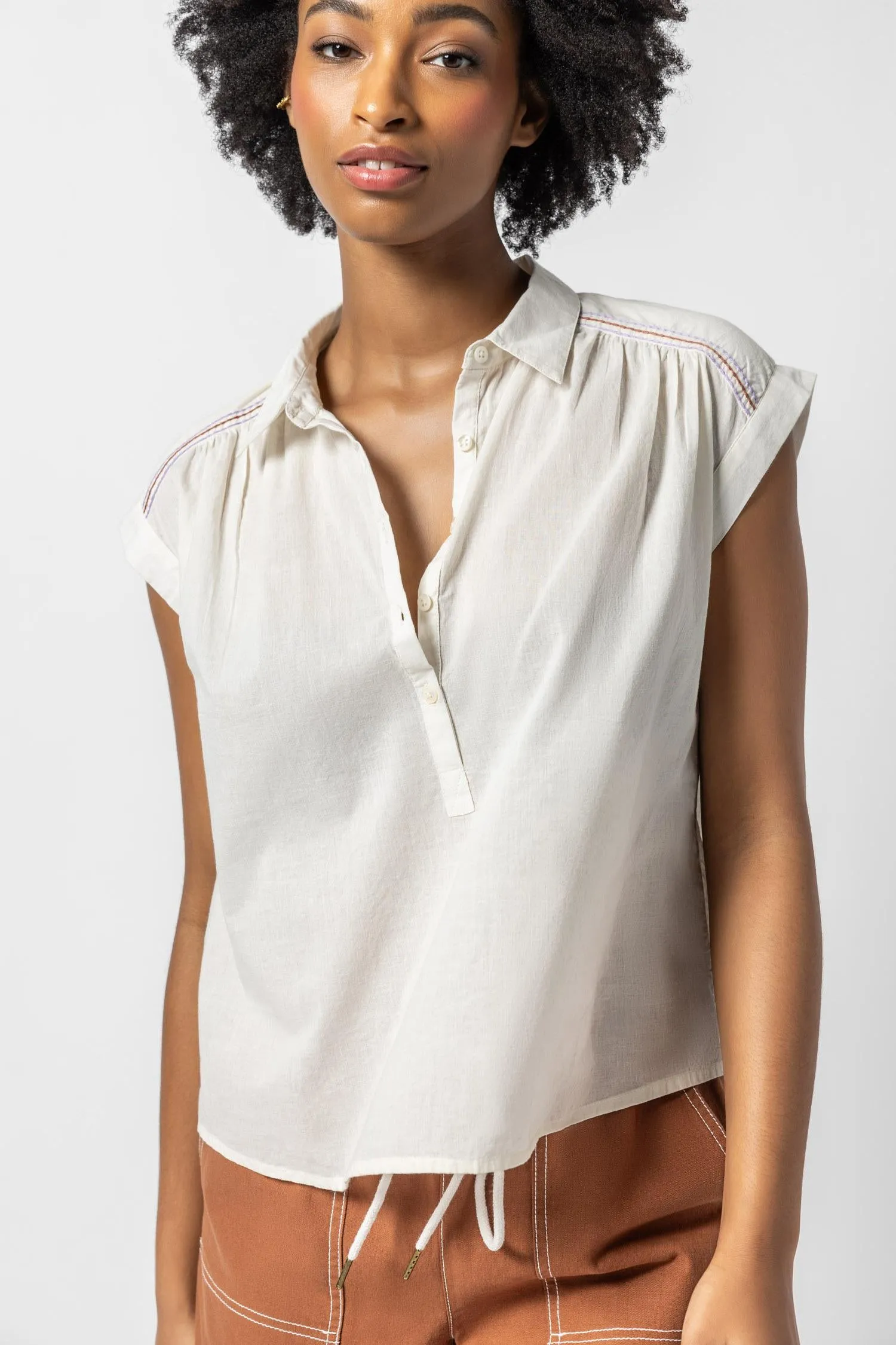 Easy Yoke Blouse sold by Lilla P product image thumbnail 4