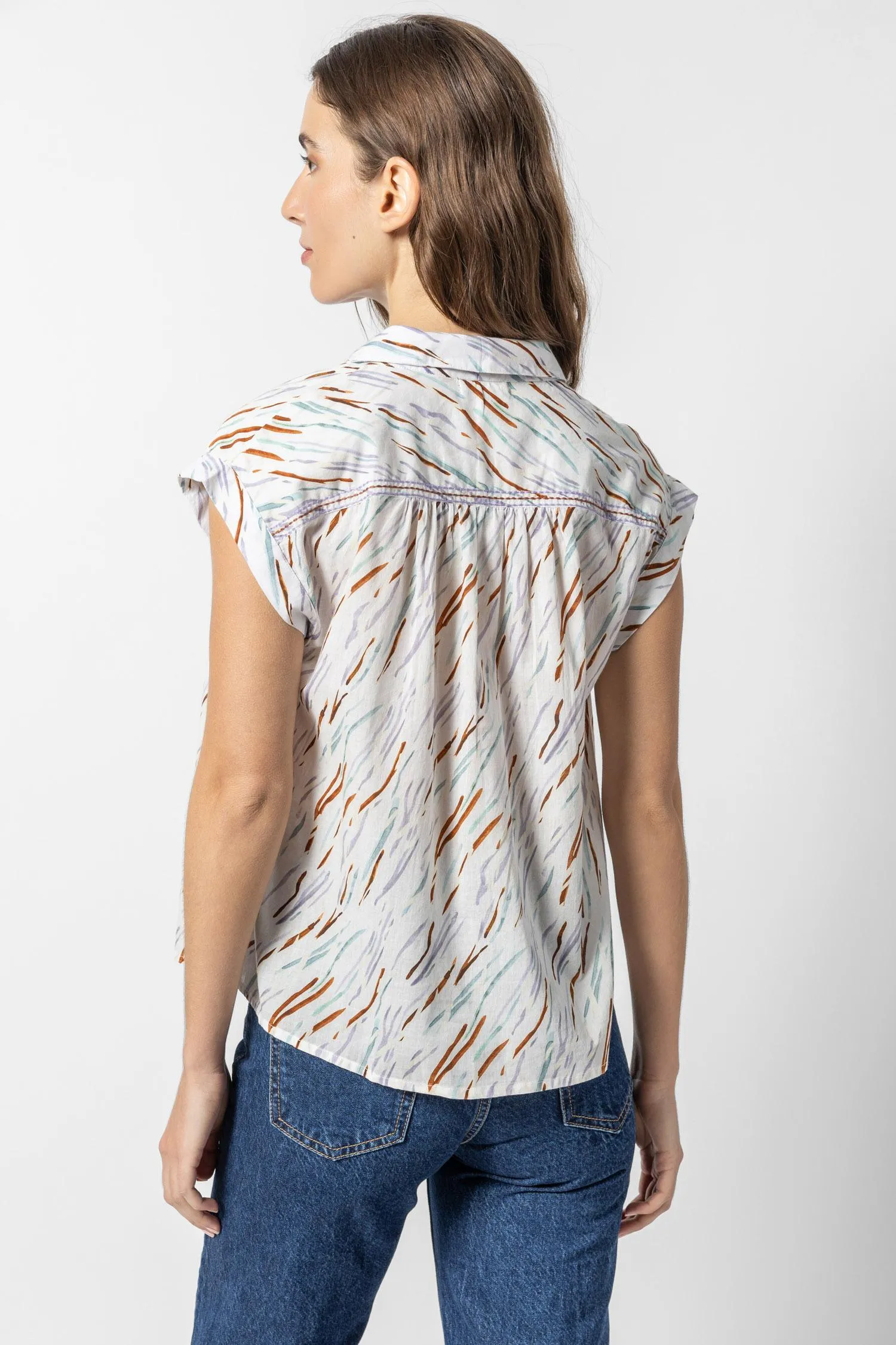 Easy Yoke Blouse sold by Lilla P product image thumbnail 2