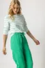 Striped 3/4 Sleeve Boatneck sold by Lilla P