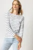 Striped 3/4 Sleeve Boatneck sold by Lilla P
