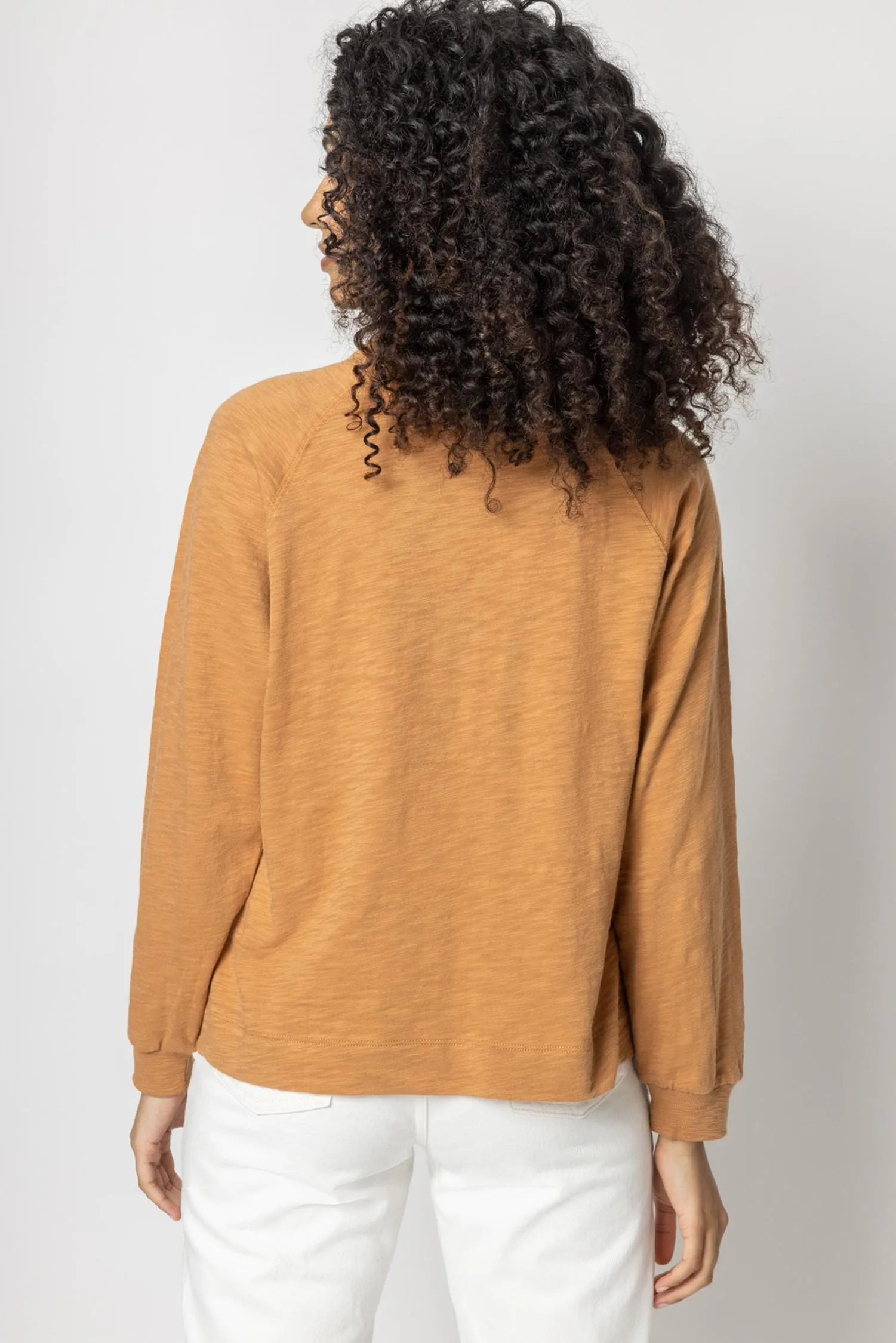 Mock Neck Henley sold by Lilla P product image thumbnail 4