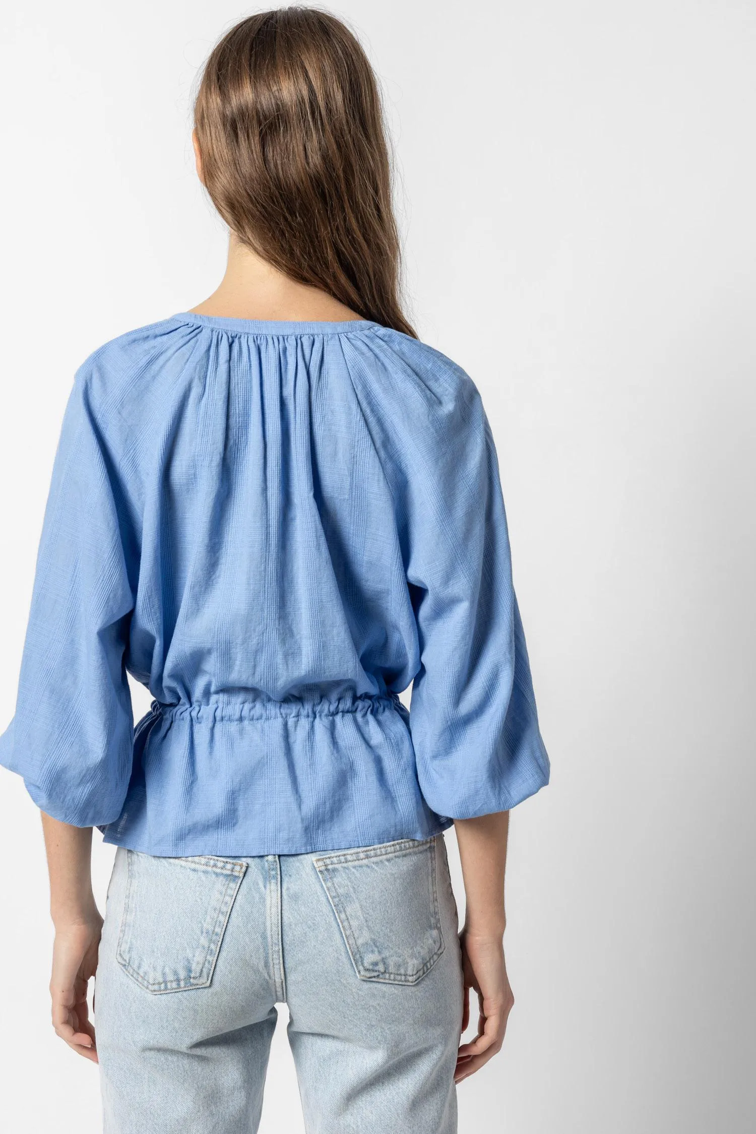 Tie Waist Button Down sold by Lilla P product image thumbnail 4