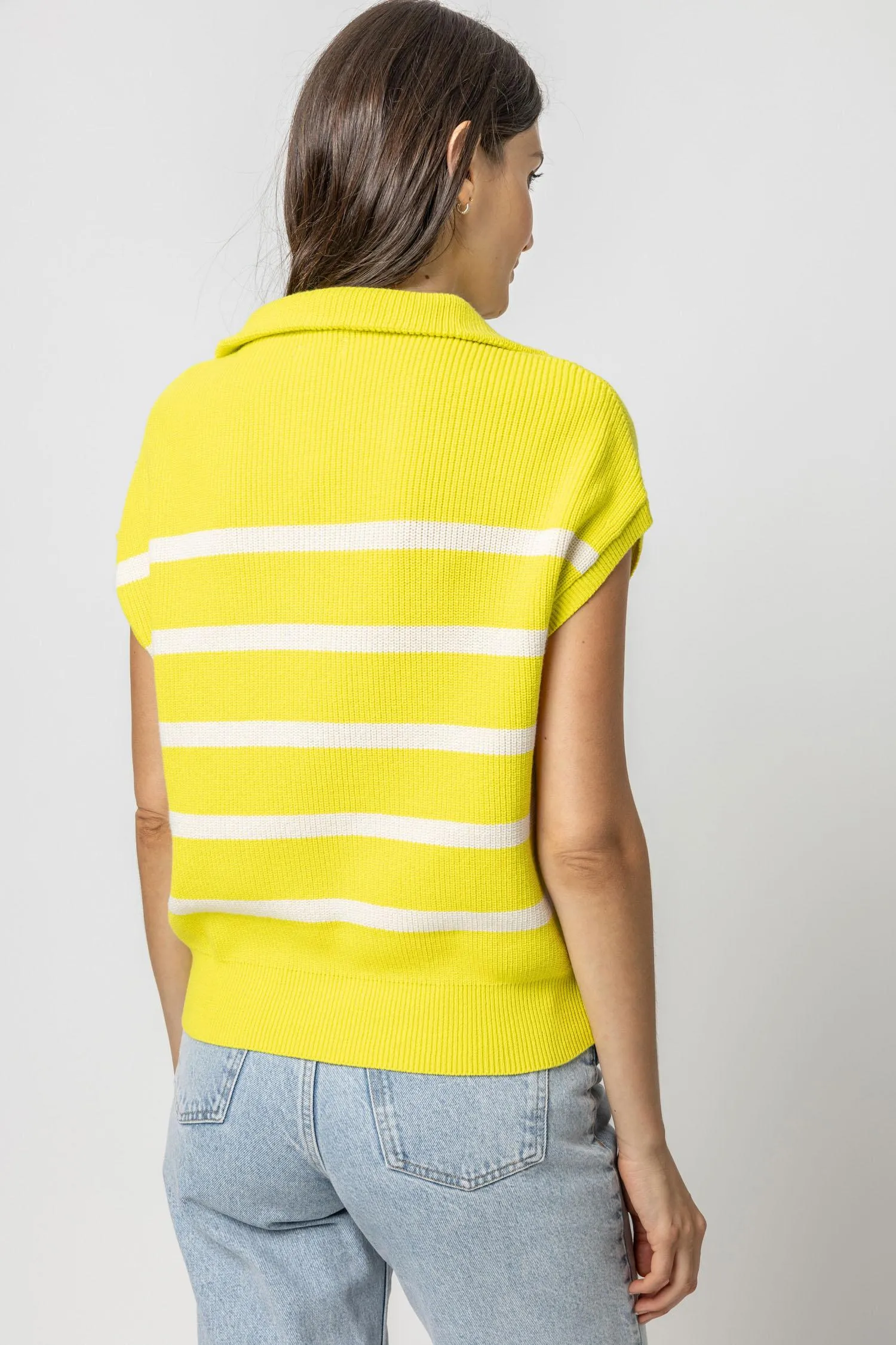 Half Zip Striped Sweater sold by Lilla P product image thumbnail 4