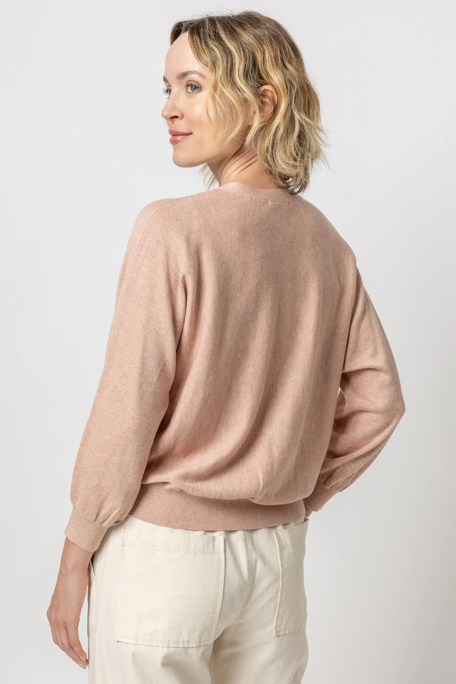 Snap Front Dolman Cardigan sold by Lilla P product image thumbnail 4