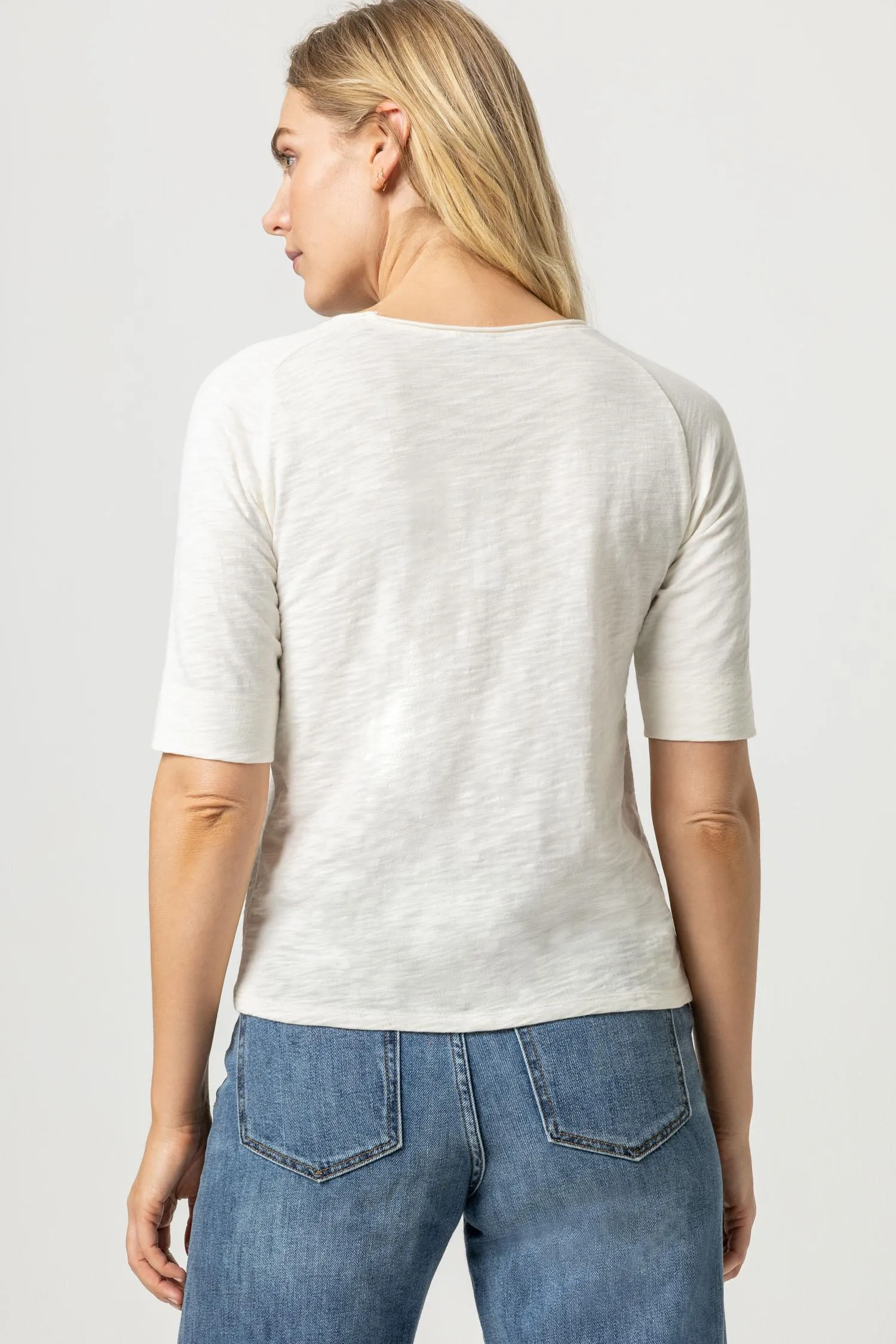 Saddle Shoulder Crewneck sold by Lilla P product image thumbnail 3