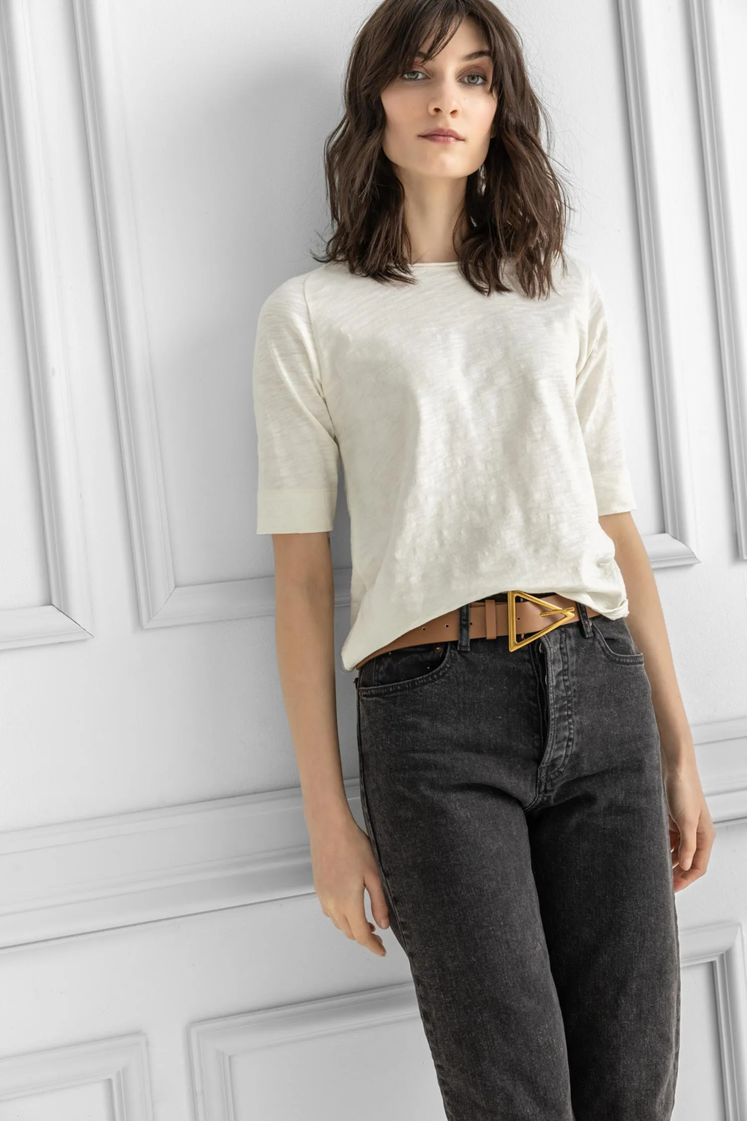 Saddle Shoulder Crewneck sold by Lilla P product image thumbnail 5