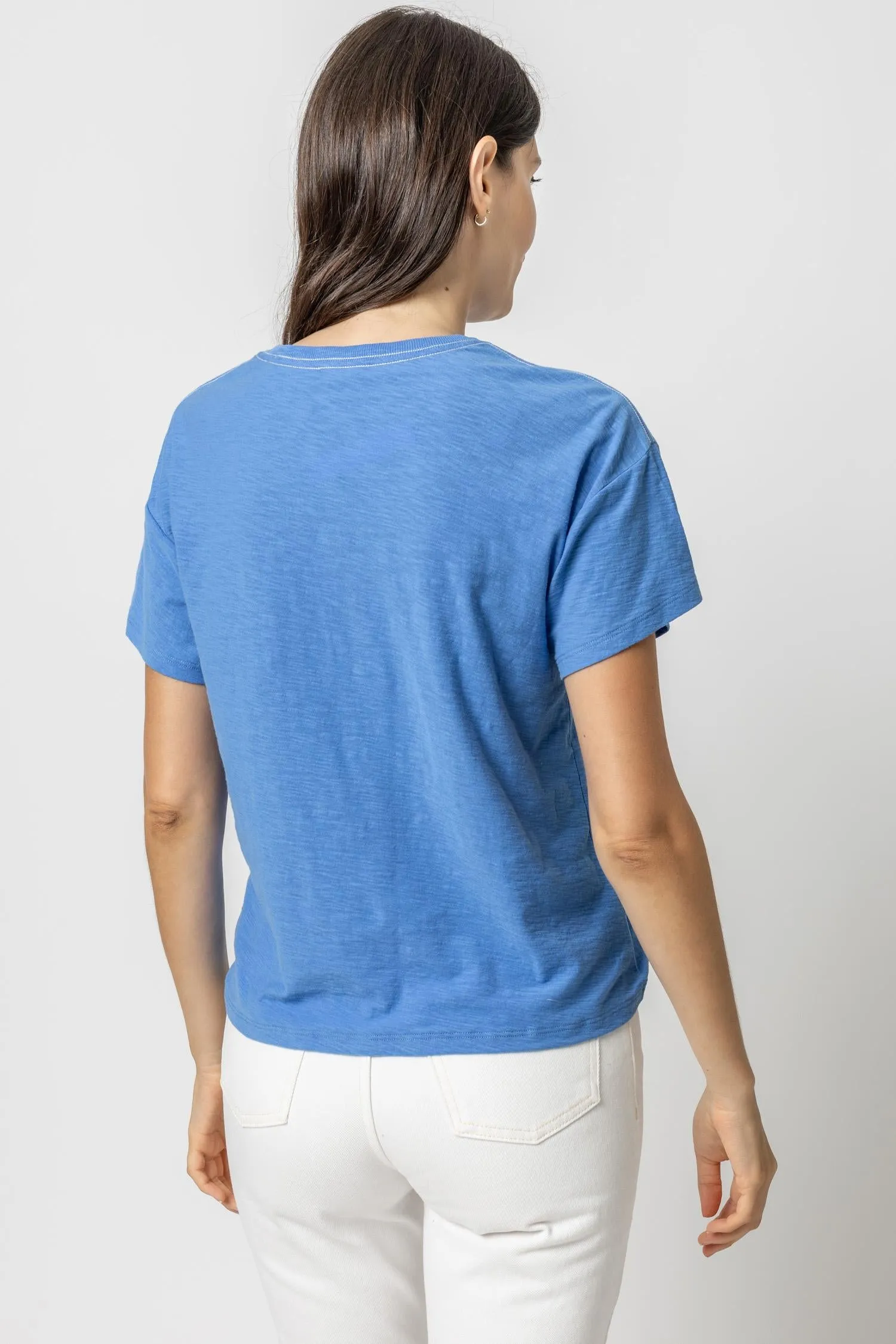 Short Sleeve Pocket Tee sold by Lilla P product image thumbnail 2