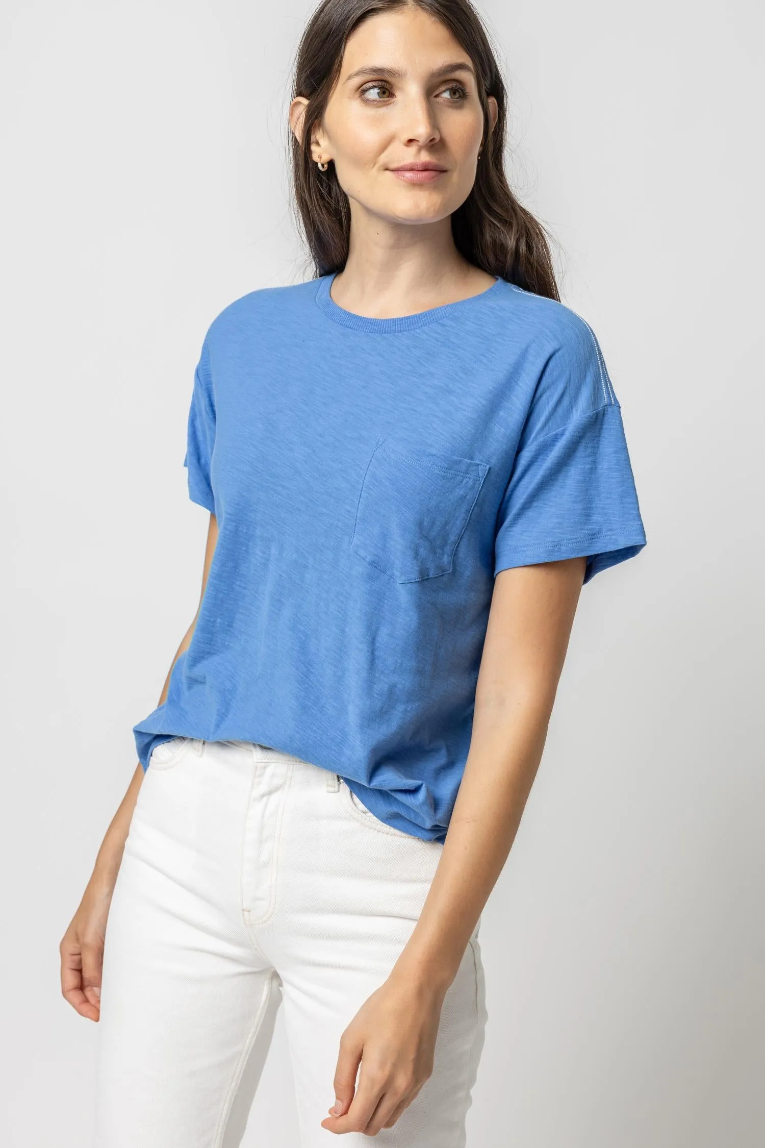 Short Sleeve Pocket Tee sold by Lilla P