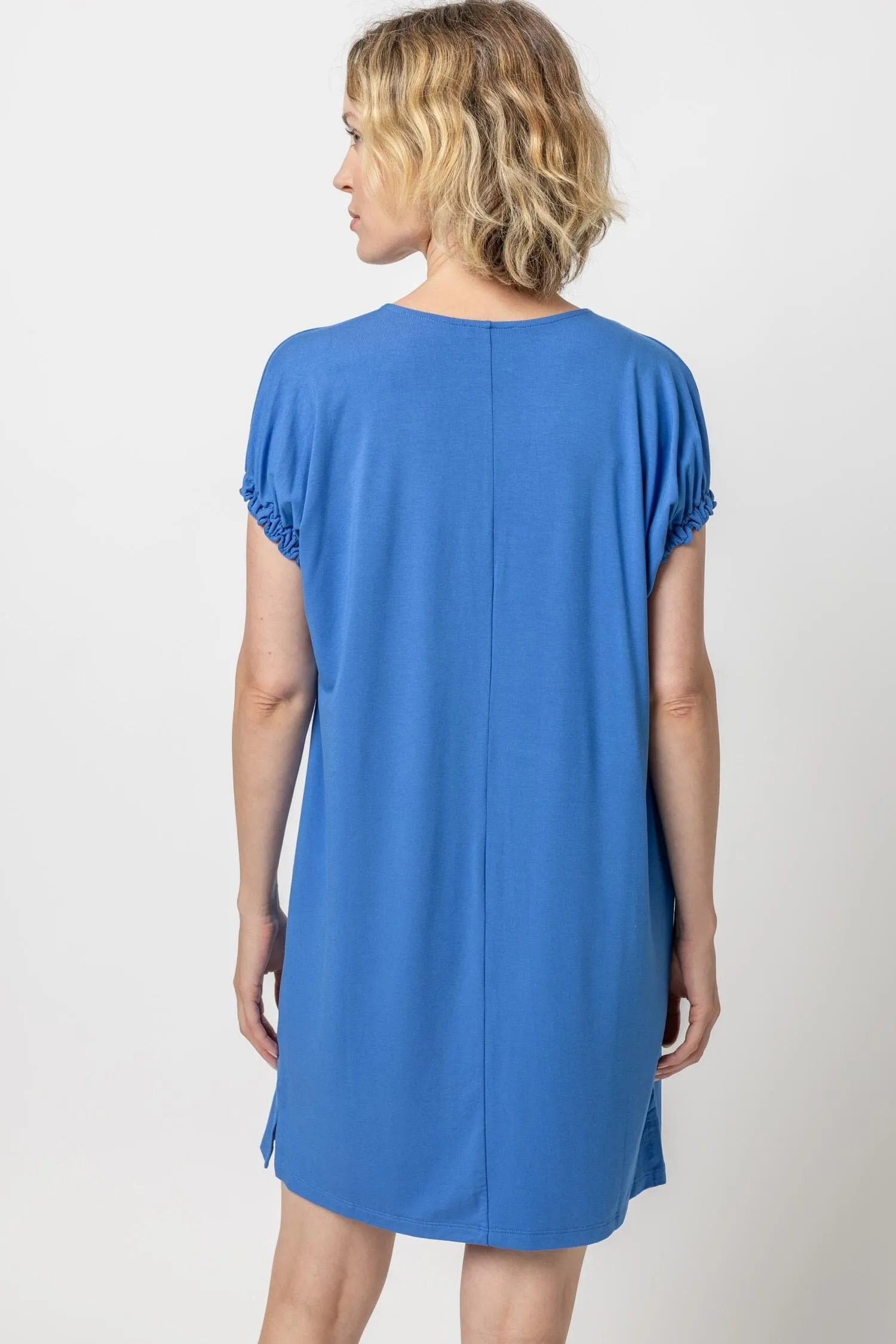 Easy V-Neck Elastic Cuff Dress sold by Lilla P product image thumbnail 5