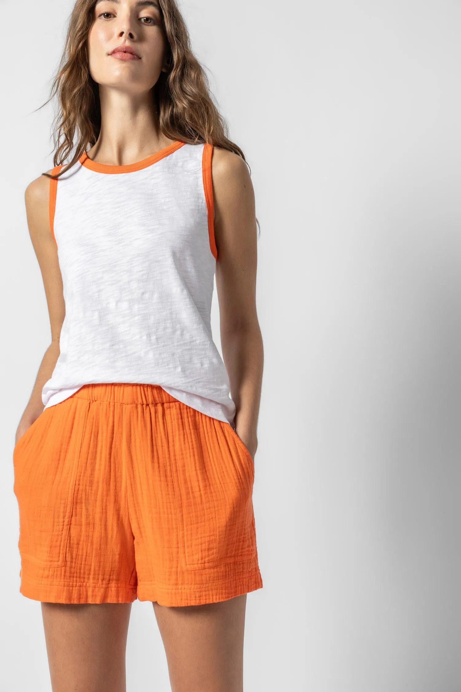 Colorblock Tank sold by Lilla P product image thumbnail 5