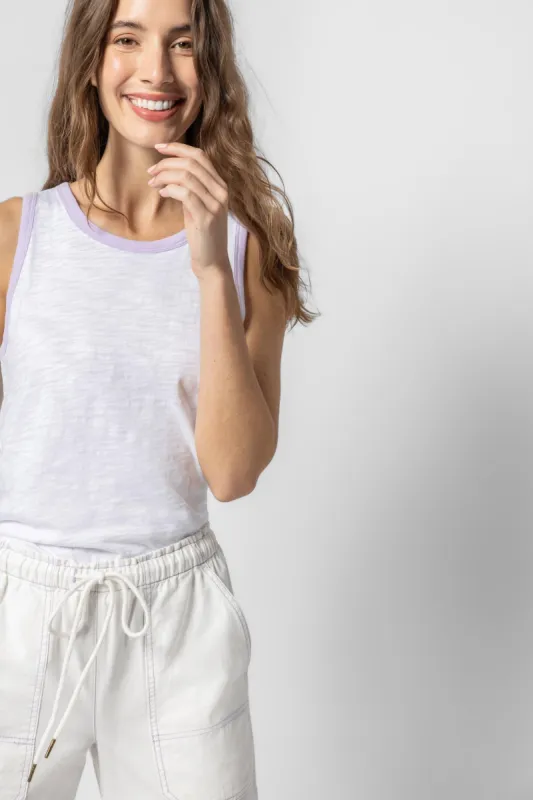 Colorblock Tank sold by Lilla P