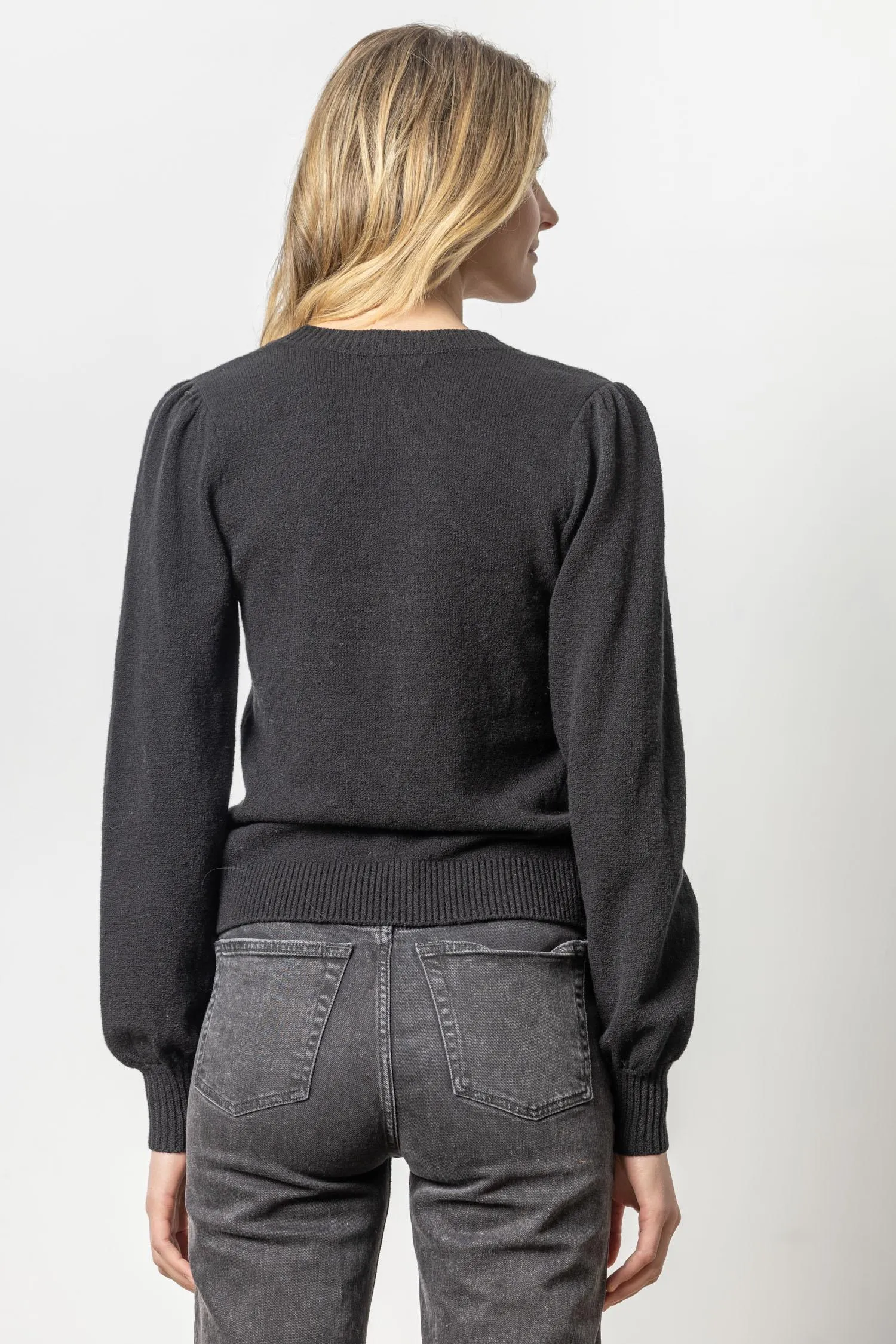 Full Sleeve V-Neck Sweater sold by Lilla P product image thumbnail 2