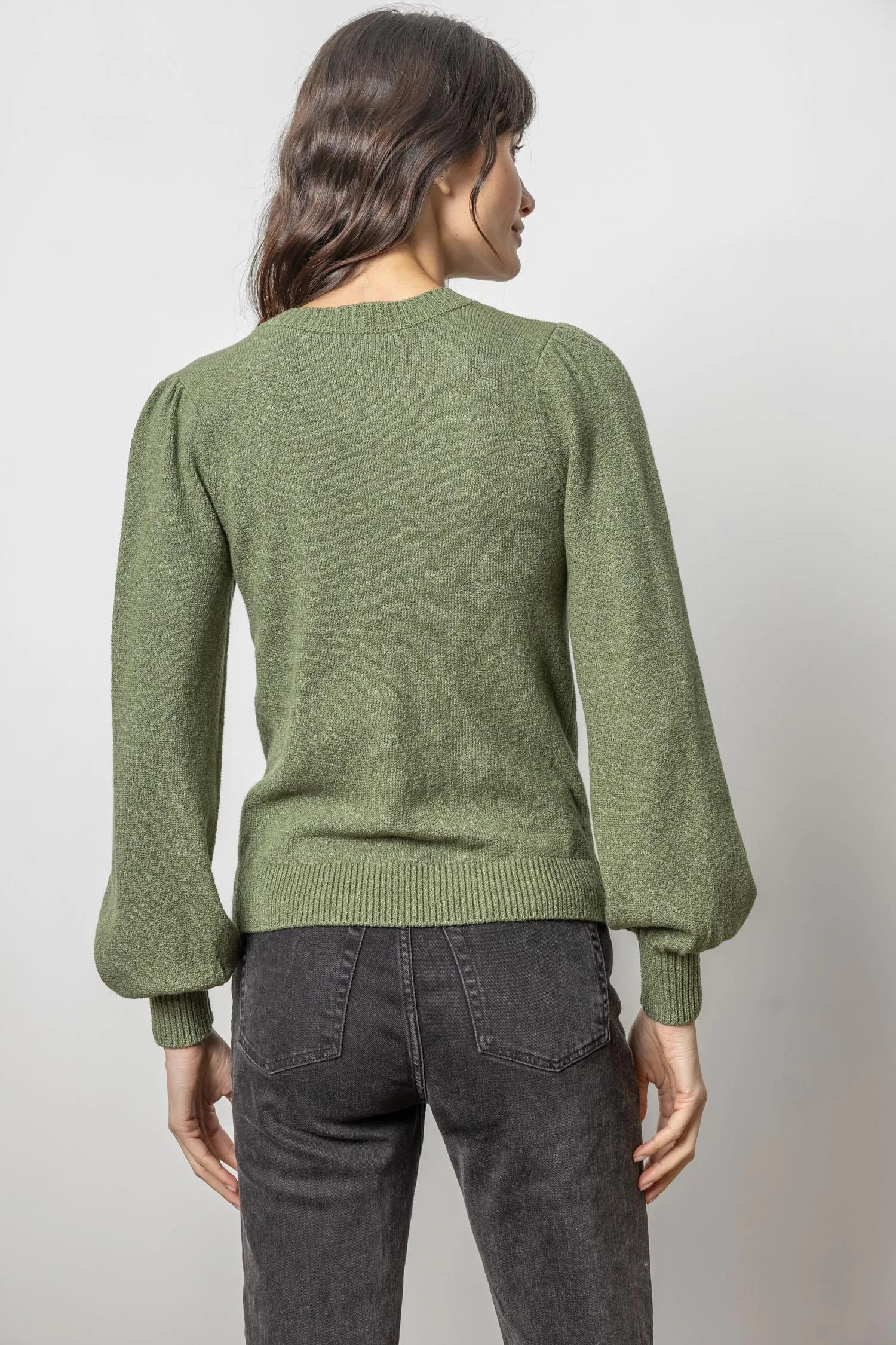 Full Sleeve V-Neck Sweater sold by Lilla P product image thumbnail 4