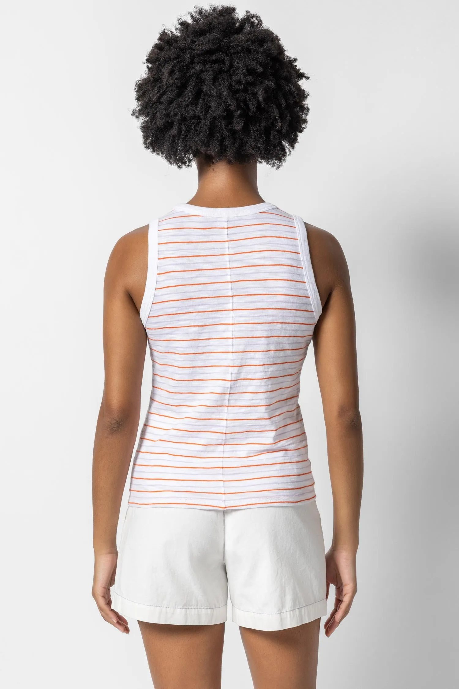 Striped Crew Tank sold by Lilla P product image thumbnail 4