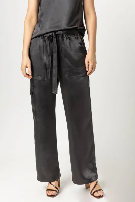 Satin Cargo Pant sold by Lilla P