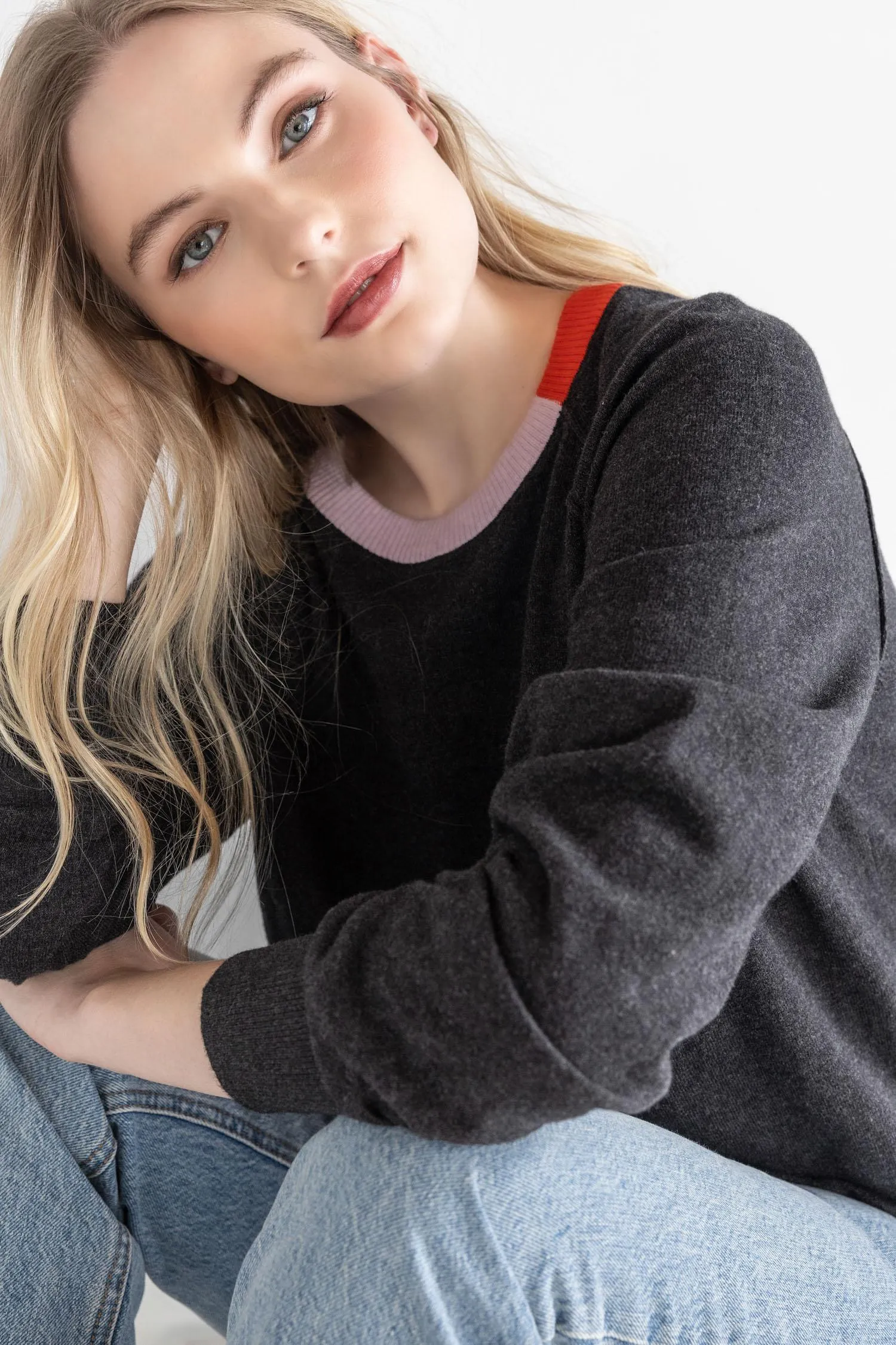 Colorblock Raglan Sweater sold by Lilla P product image thumbnail 2