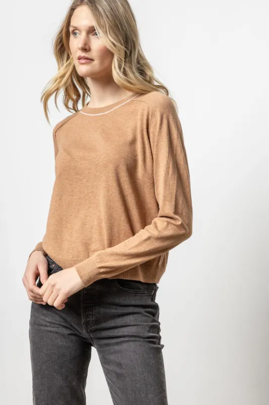 Oversized Saddle Sleeve Sweater sold by Lilla P